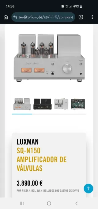 Luxman SQ-N150 Amplificador Integrado a válvulas