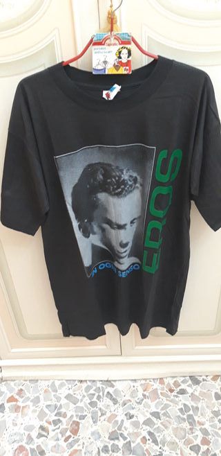 Maglietta Vintage Eros Ramazzotti Nera