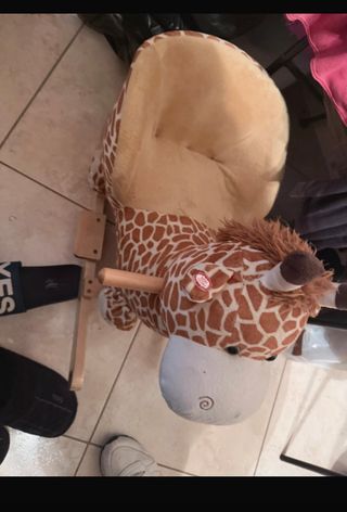 Dondolo Giraffa Peluche