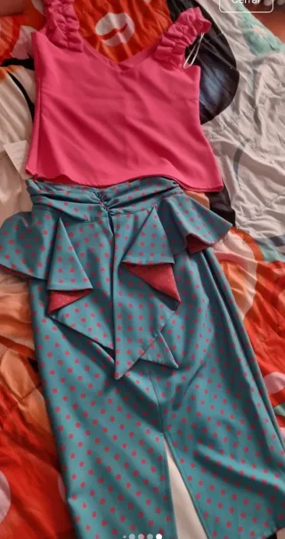Conjunto Falda y Blusa Mujer Talla L