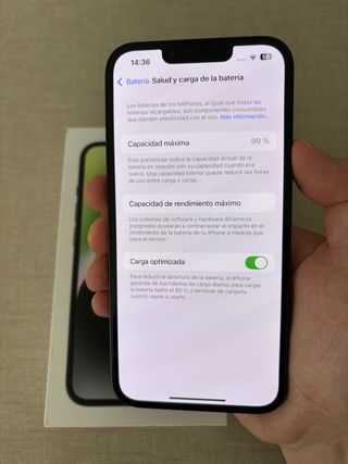 iPhone 14 99% batería 512GB