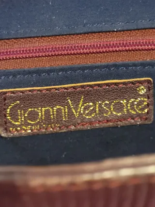 Borsa Versace marrone/multicolore