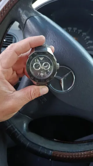 Reloj Emporio Armani Negro/Plateado