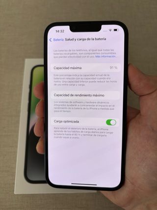 iPhone 14 91% batería 512GB