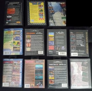Consegna di giochi Sega Mega Drive