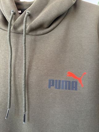 Sudadera Puma Verde con Logo