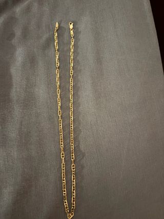 Cadena Maciza 18k 45,cent pesa 16,15