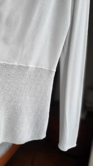 Cardigan aperto donna bianco