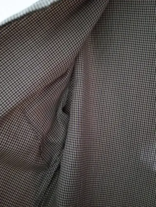 Camisa H&M Cuadros Beige y Marrón