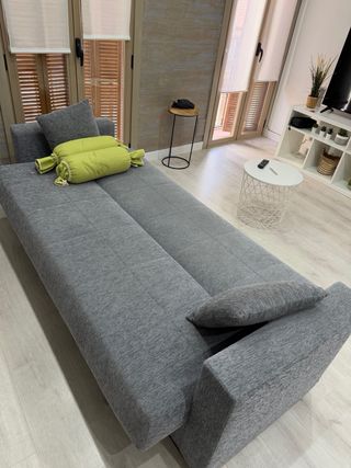 Sofá Cama Gris 3 Plazas
