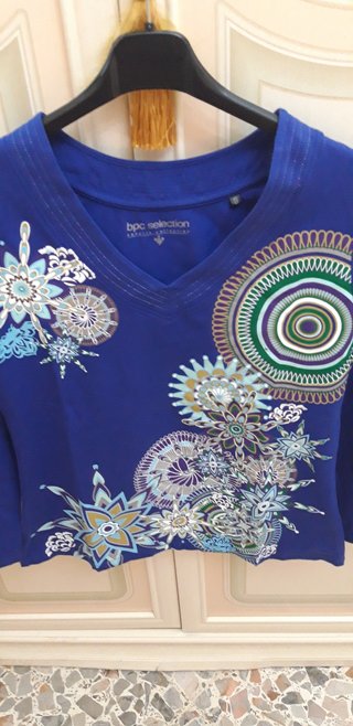 Maglia bpc selection blu royal fantasia