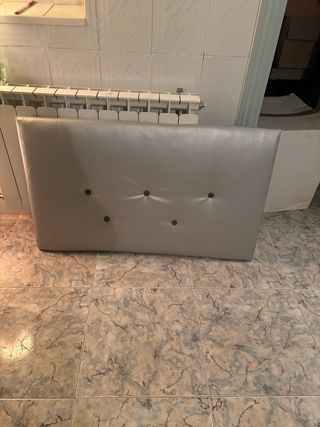 Cabecero Cama 105 Gris Polipiel