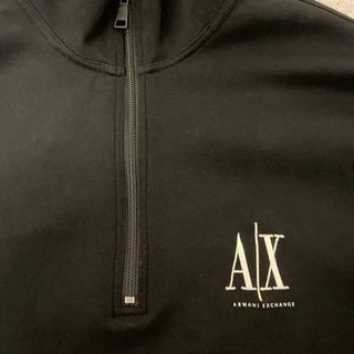Sudadera Armani Exchange Negra Regular Fit