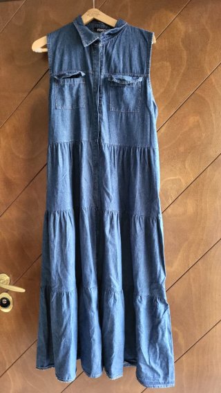 Abito donna lungo senza maniche #TOOMUCH