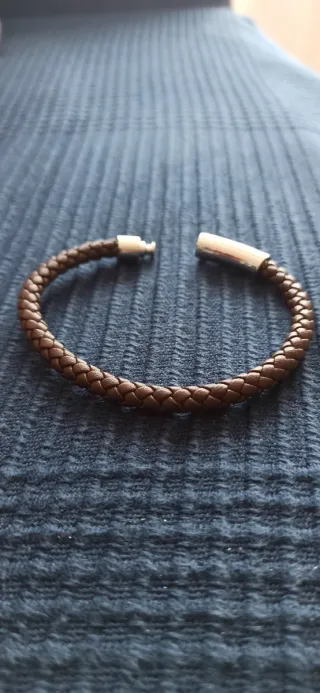 Pulsera Tous Cuero Marrón Hombre