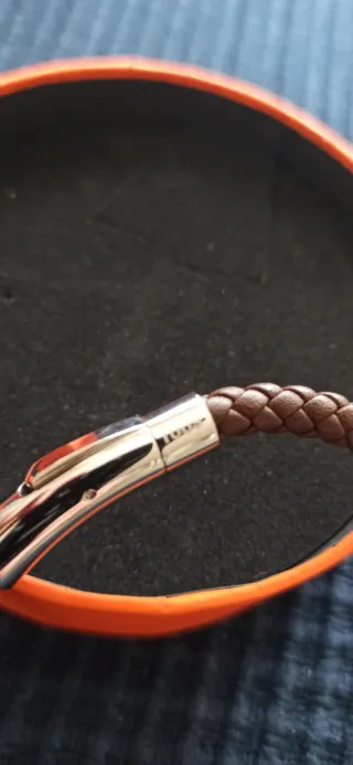 Pulsera Tous Cuero Marrón Hombre