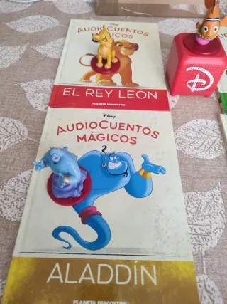 Audiocuentos Mágicos Disney (4 Libros con figuras)
