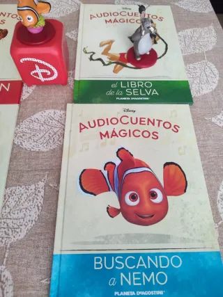 Audiocuentos Mágicos Disney (4 Libros con figuras)