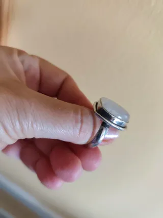 Anillo Plata y Piedra Luna