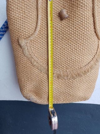 Bolso Tote Paja Tejida Beige