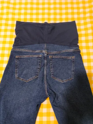 Jeans flare premamá elásticos