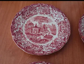 Juego 4 Platos Cartuja pickman