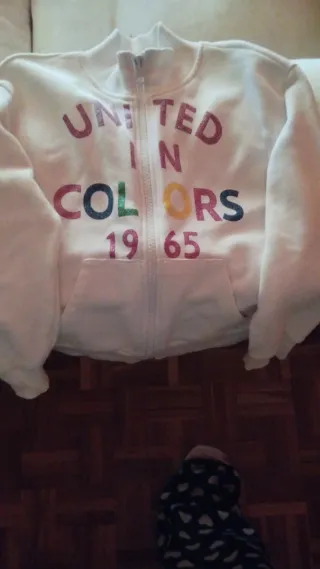 Sudadera Benetton niña United Colors