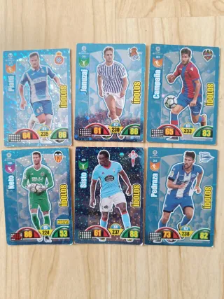 Lote 6 cromos Ídolos LaLiga 2017