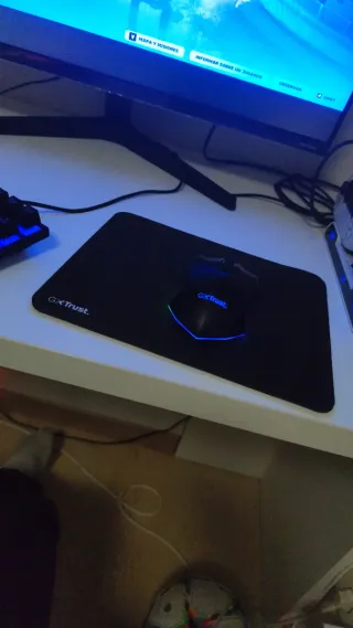 Teclado y ratón y mousepad game x trust