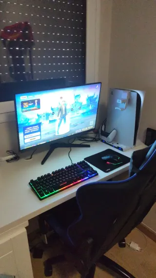 Teclado y ratón y mousepad game x trust