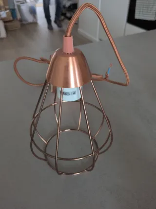 Lámpara Techo Industrial Cobre