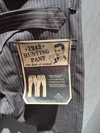 Pantaloni Pike Brothers righe W30 L32