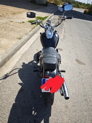 Daelim Daystar 125cc Moto Custom Negra
