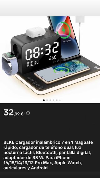 Cargador Inalámbrico BLKE 7 en 1 MagSafe