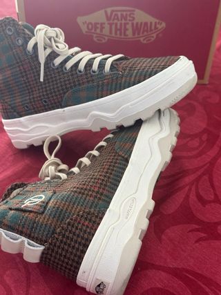 Zapatillas Vans Sentry Wc Plaid Talla 38.5 Unisex