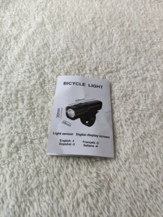 Kit Luces LED Bicicleta USB Recargable
