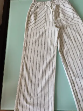 Pantalón niña rayas de vestir  talla 11-12