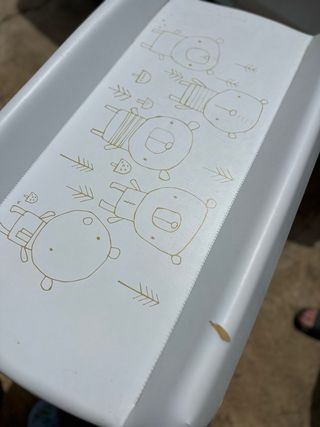 Bañera cambiador para bebé