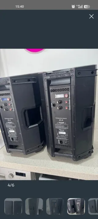 Altavoces Electro-Voice 12p activos. Con fundas