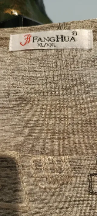 Camiseta PANGHUA Tostado Estampado Talla XXXL