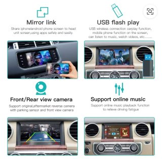 Interfaz CarPlay/Android Auto Jaguar/Land Rover.