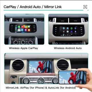 Interfaz CarPlay/Android Auto Jaguar/Land Rover.