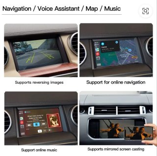 Interfaz CarPlay/Android Auto Jaguar/Land Rover.