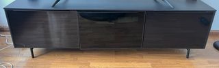 Mueble bajo TV moderno negro