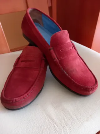 Zapatos mocasines hombre George's burdeos.