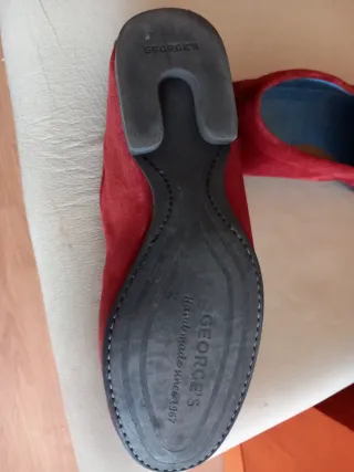 Zapatos mocasines hombre George's burdeos.