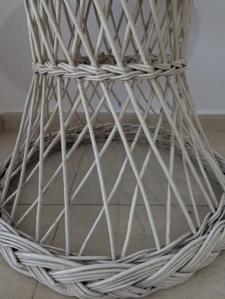 Mesa Mimbre Redonda exterior