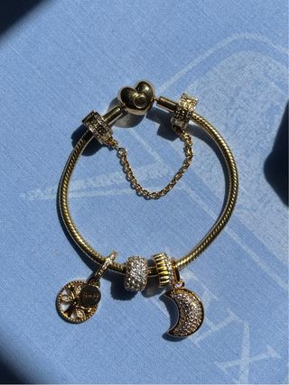 Pulsera Pandora Original + 5 charms