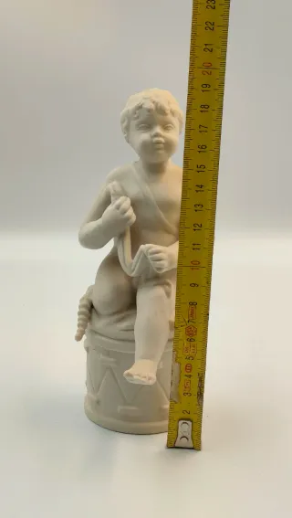 Pareja Figuras Biscuit Fundación Gremios