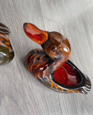 Figura joyero antigua pato